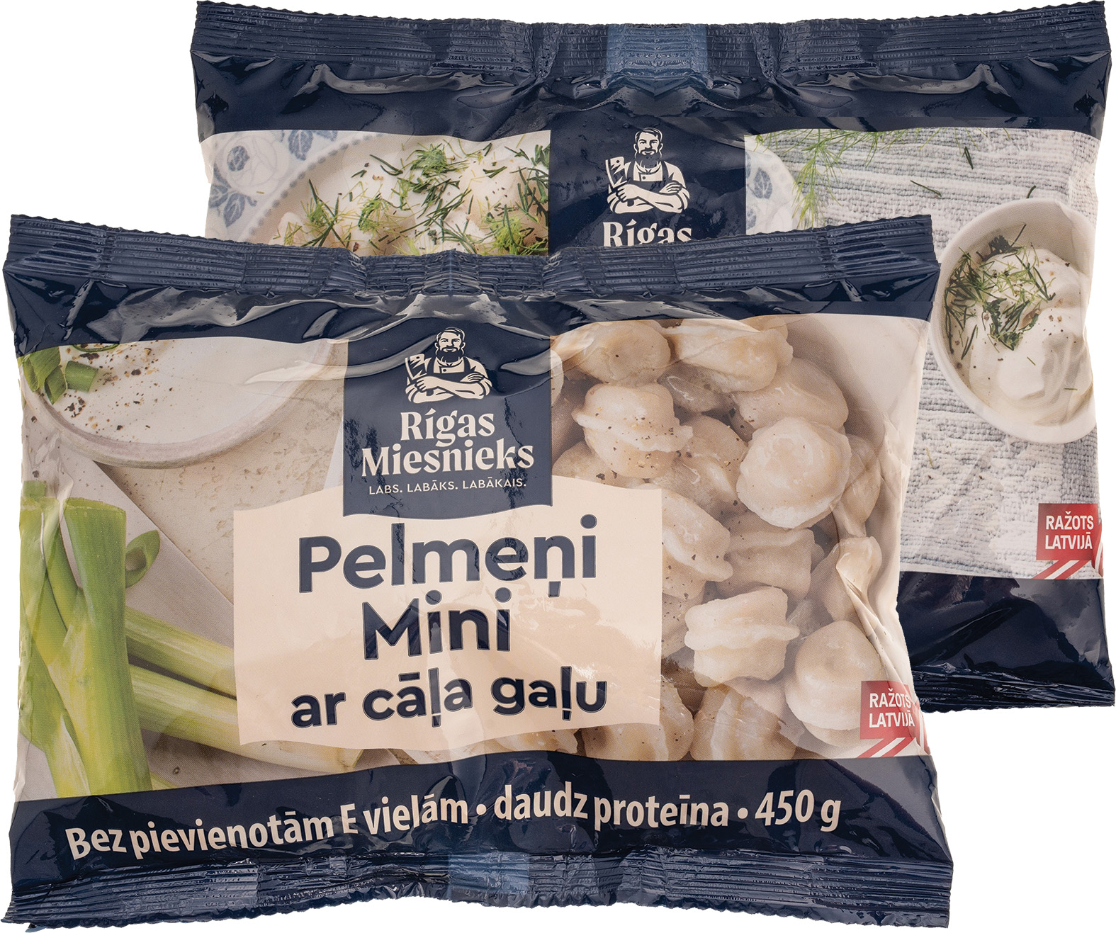 Пельмени Mini Rīgas Miesnieks 2×450г