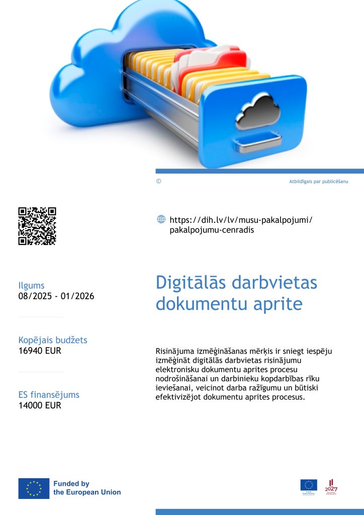 Digitālās darbvietas dokumentu aprite un darbinieku kopdarbība Microsoft 365