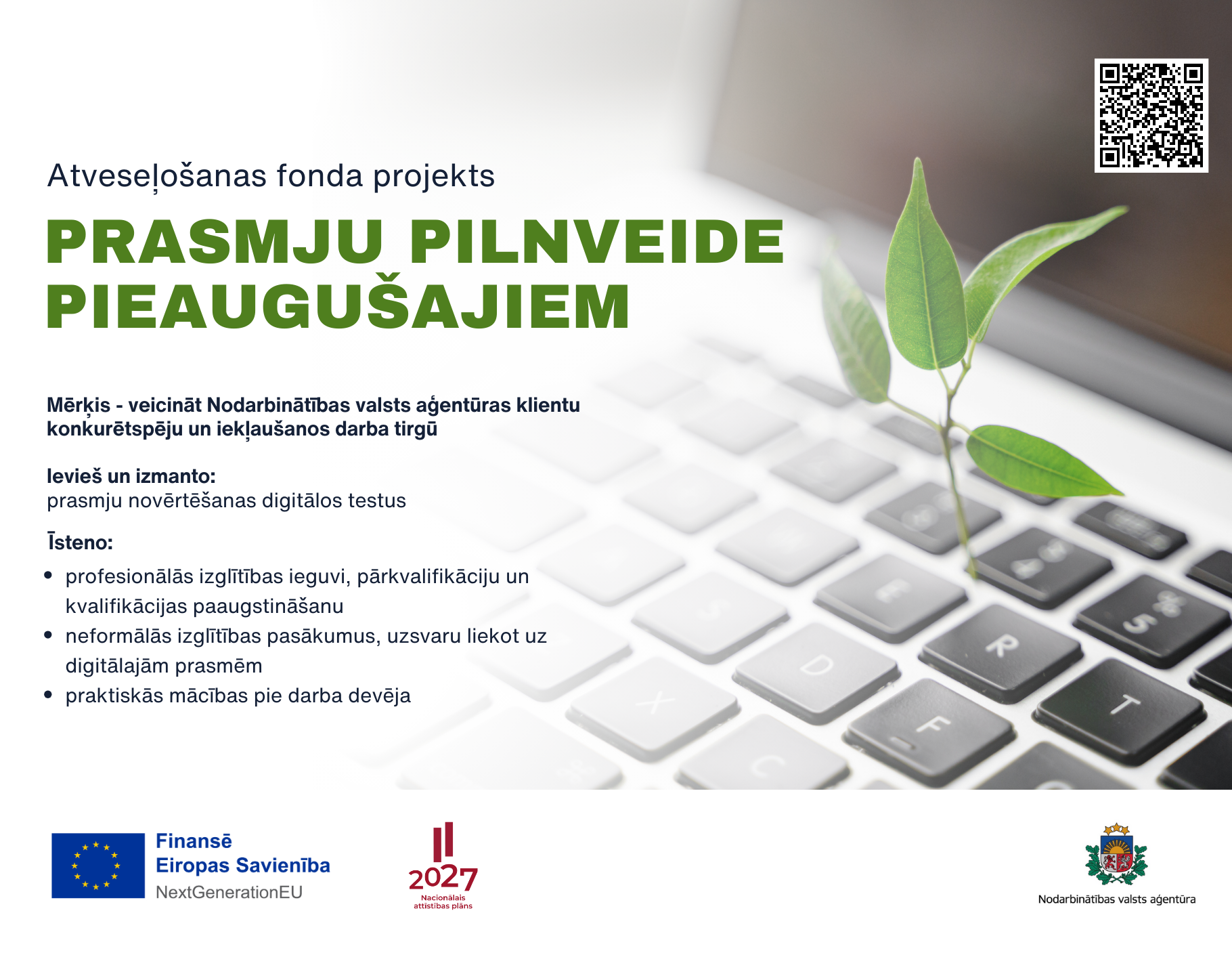 Prasmju pilnveide pieaugušajiem