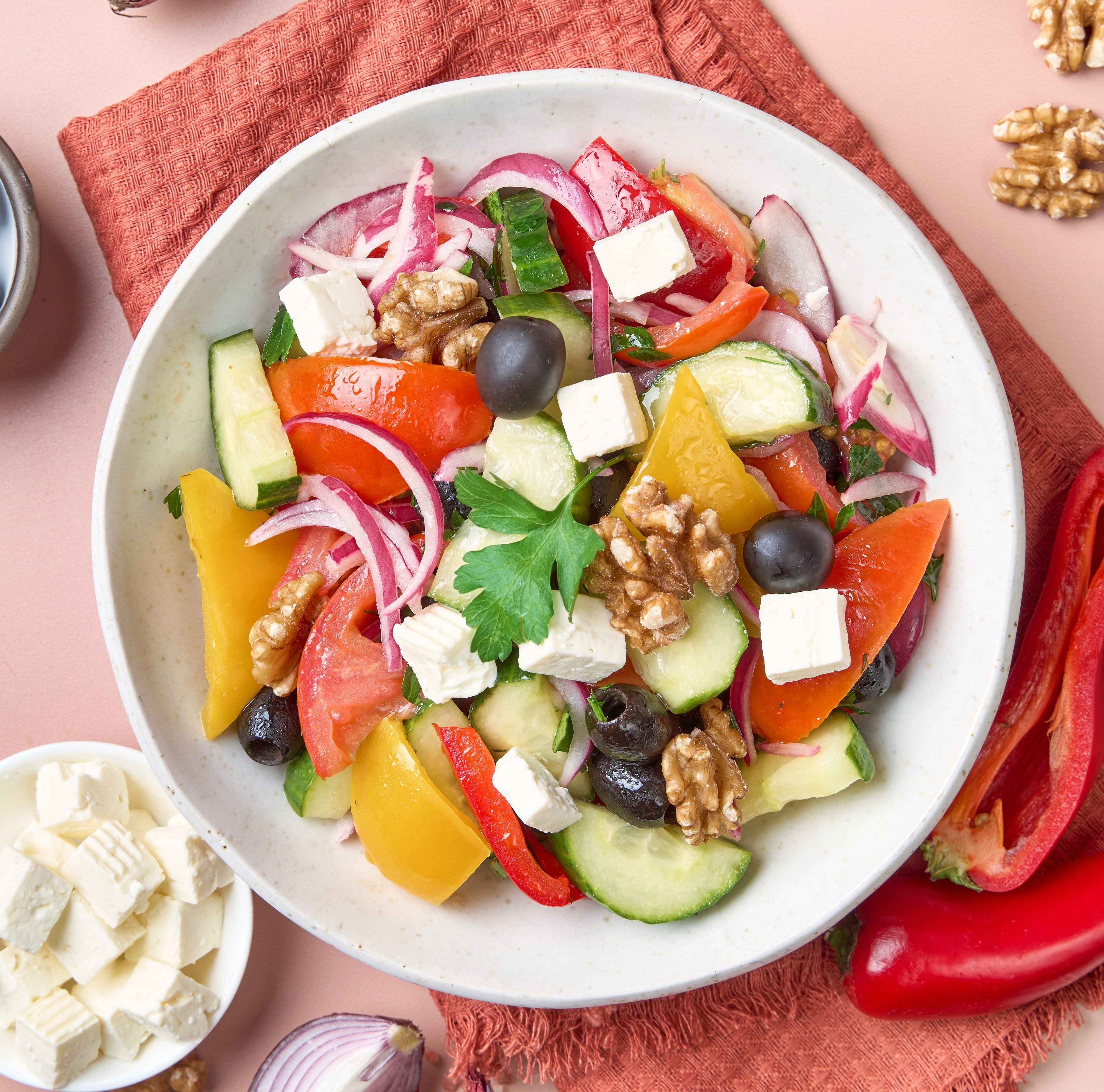 Salāti grieķu gaumē