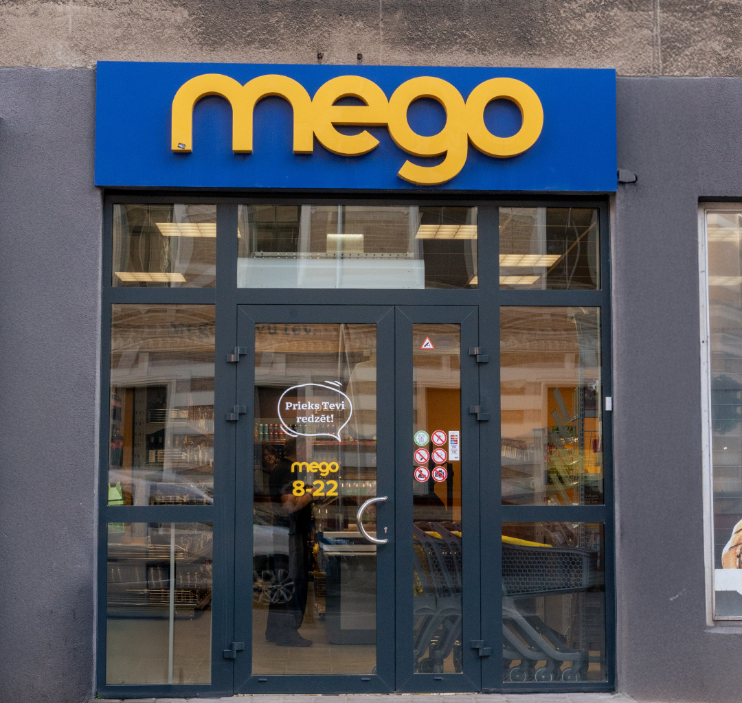 Pēc renovācijas atvērts MEGO veikals Matīsa ielā